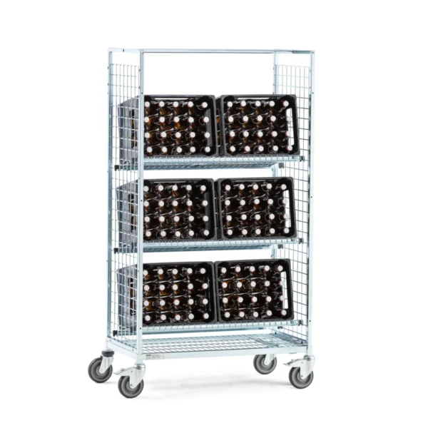 Chariot porte-bouteilles – Mobile et compact