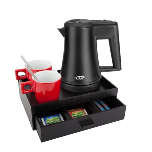 Plateau SMART avec tiroir en placage de bois