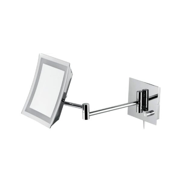 Miroir carré X3 zoom avec LED  – Simex