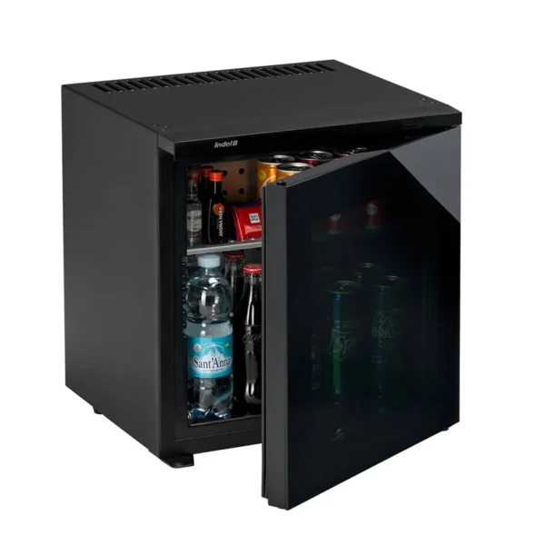 Minibar à Compression K20 Ecosmart avec Porte Vitrée Sombre – Indel B